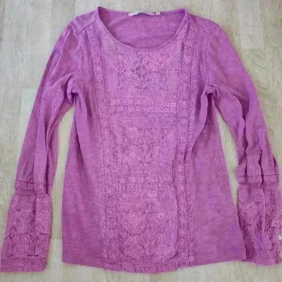 Soft surroundings purple top size xs - Picture 2 of 8